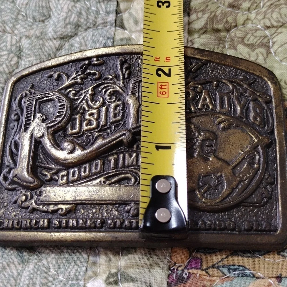 Vintage Rosie O' Grady's Church Street Station Orlando Florida Belt Buckle‎